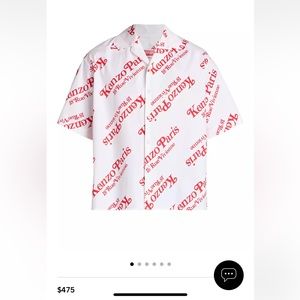 Brand new Kenzo by Verdy Logo print short sleeve shirt